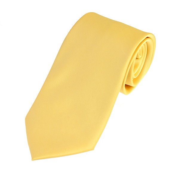 plain gold satin tie